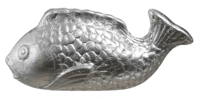 Oschätzchen Fisch Vollmilch silber 125g