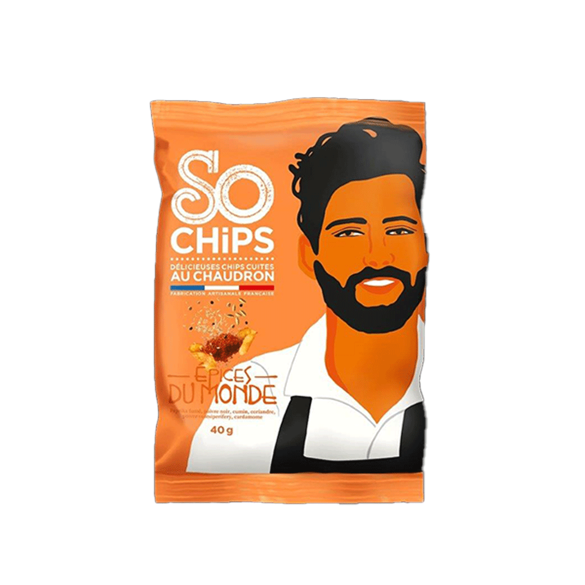 SoCHiPS Chips mit Gewürzen der Welt 125g