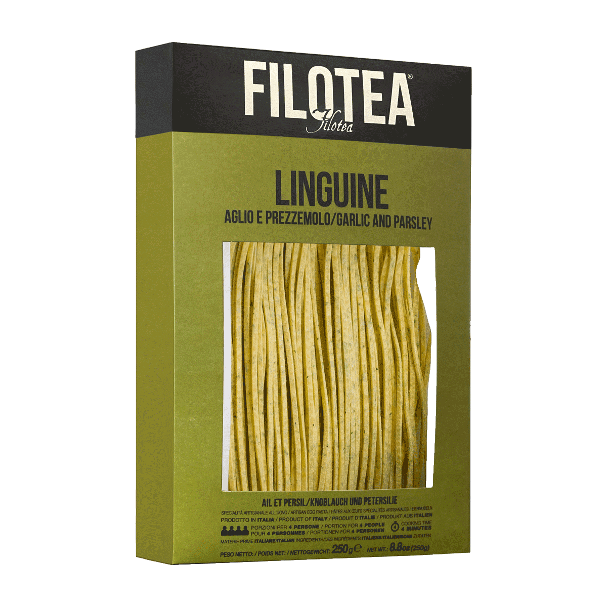 Filotea Pasta Linguine mit Knoblauch und Petersilie 250g