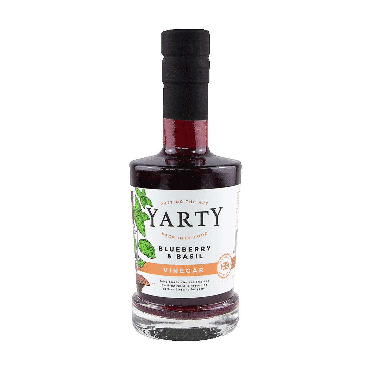 Yarty Fruchtessig Blaubeere & Basilikum 250ml  Yarty Fruchtessig Blaubeere & Basilikum 250ml