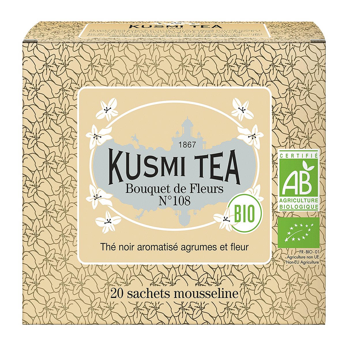KUSMI Tea Bouquet de Fleurs Bio Tee Beutel 20 Stück 