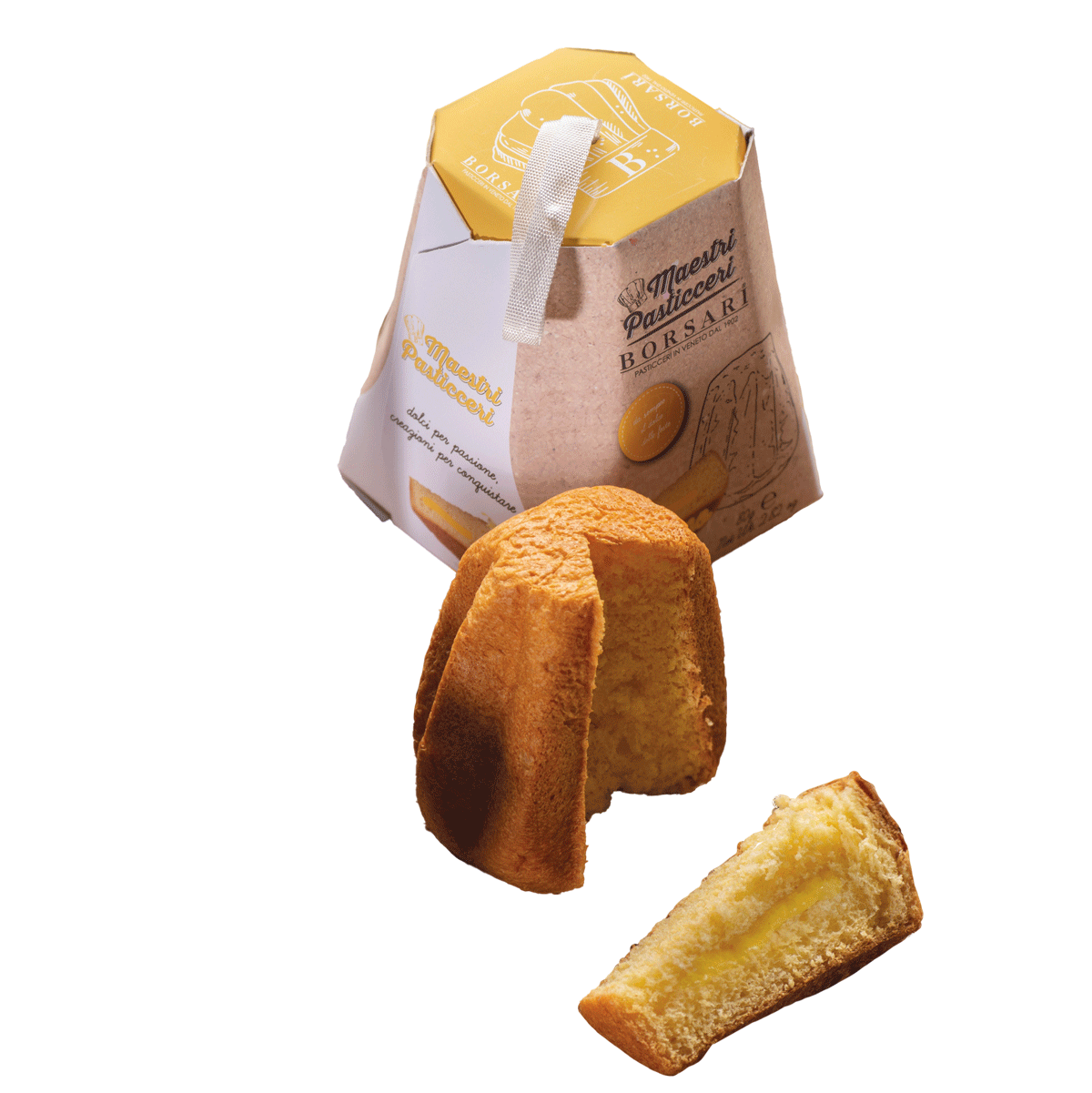 Borsari Mini-Pandoro Astucchi mit Limoncellocreme 100g