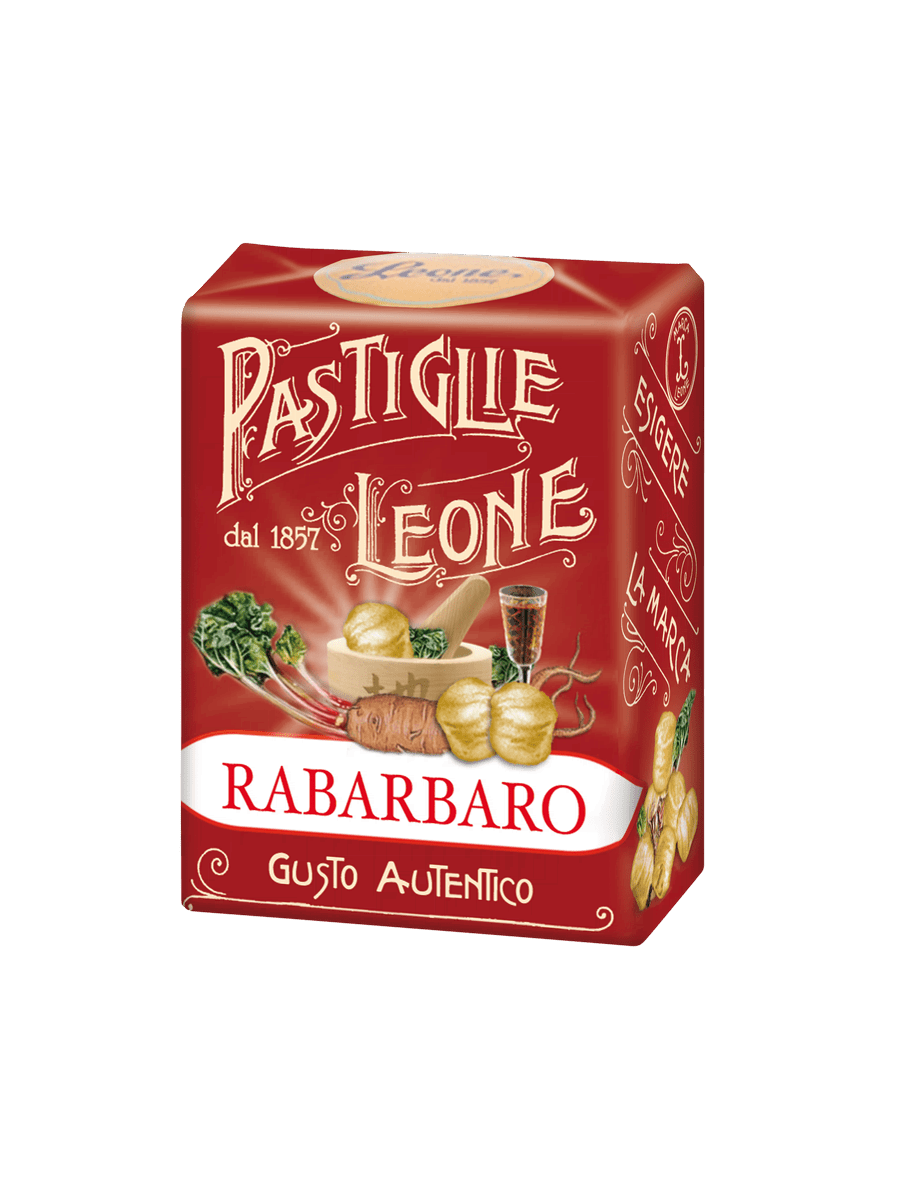 Leone Pastillen Rhabarber 30g