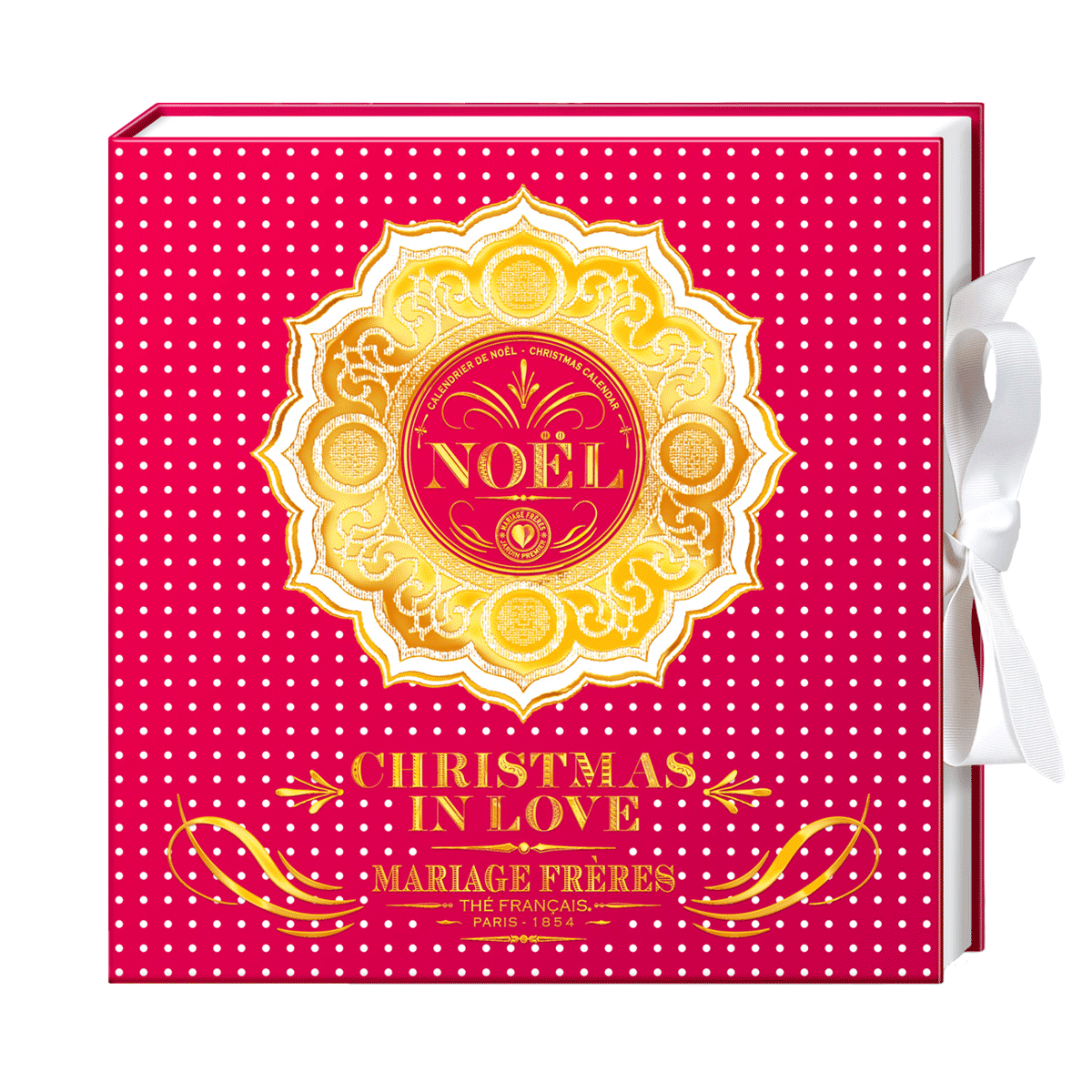 Mariage Frères Adventskalender Christmas in Love mit 25 Teebeuteln gefüllt