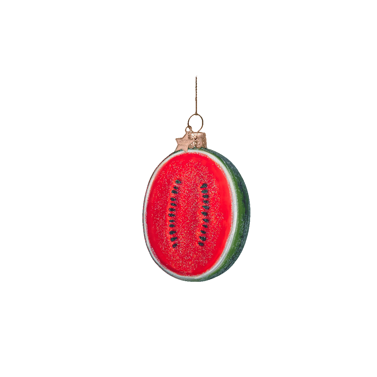 Vondels Wassermelone rot Baumschmuck Glas 