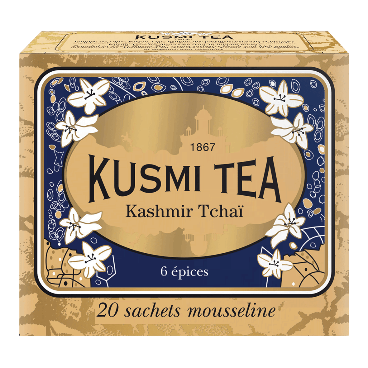 KUSMI Tea Kashmir Tchai Tee Beutel 20 Stück KUSMI Tea Kashmir Tchai Tee Beutel 20 Stück