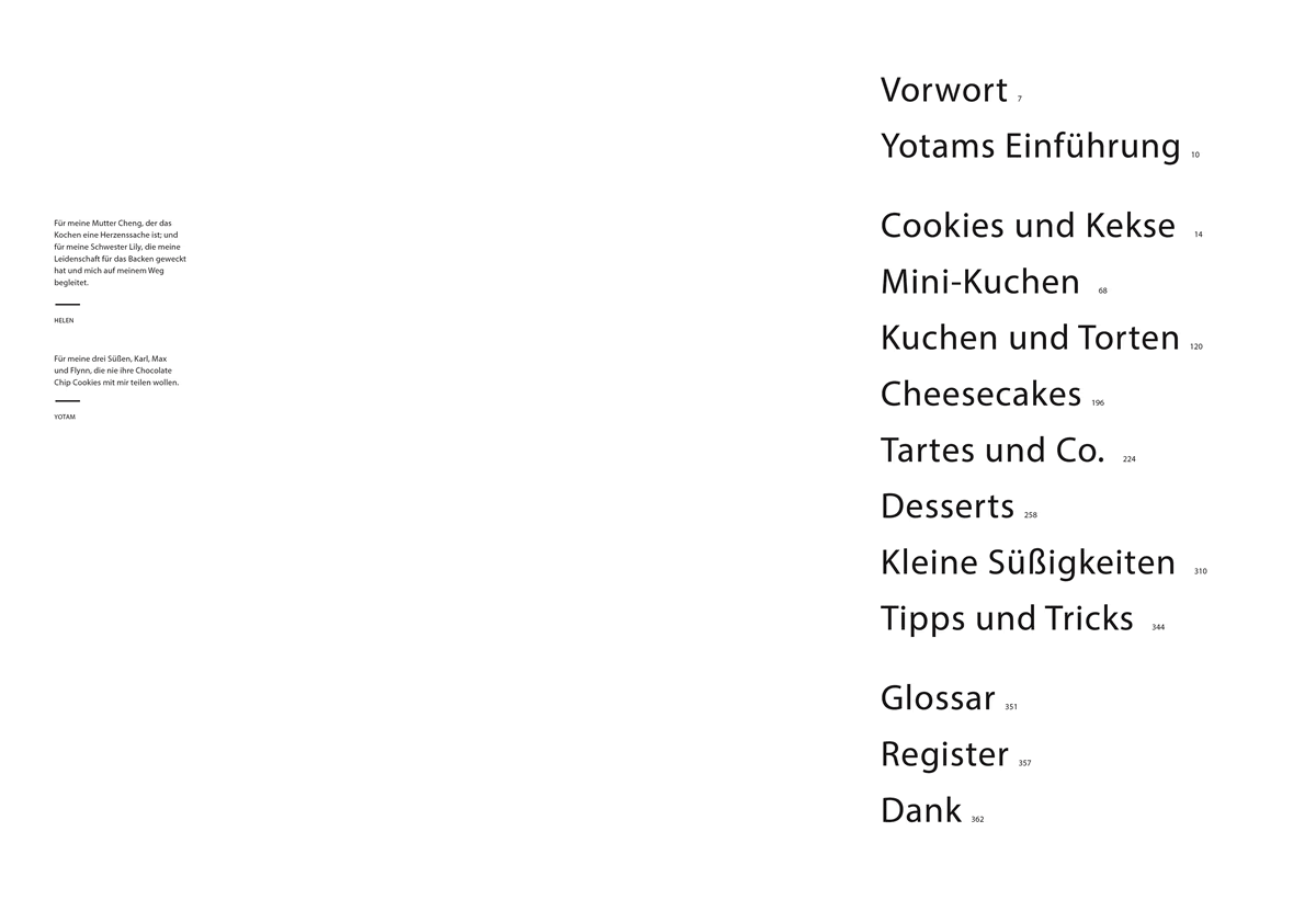 Yotam Ottolenghi SWEET Kochbuch