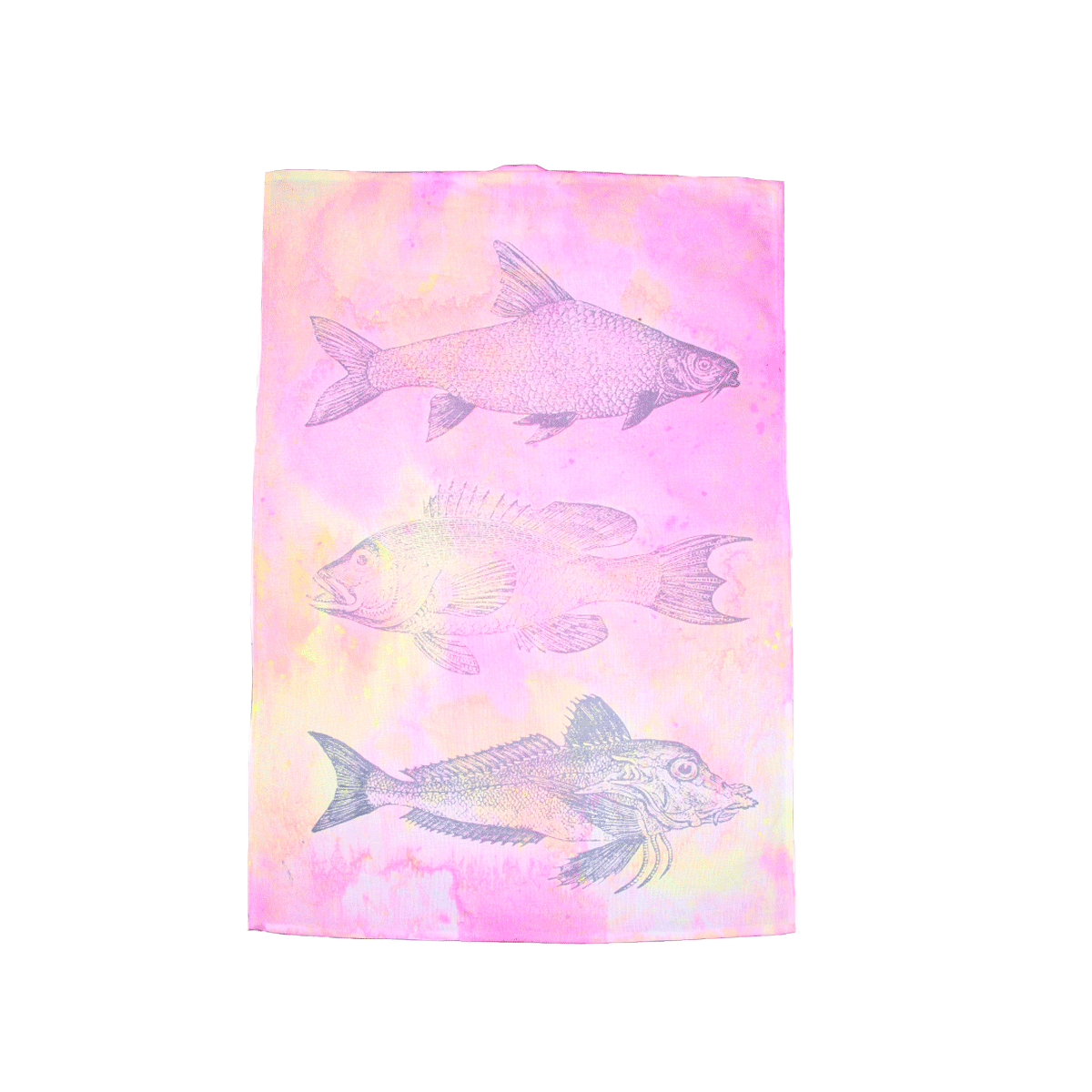 Oschätzchen Geschirrtuch Fische neonpink & neonorange Oschätzchen Geschirrtuch Fische neonpink & neonorange