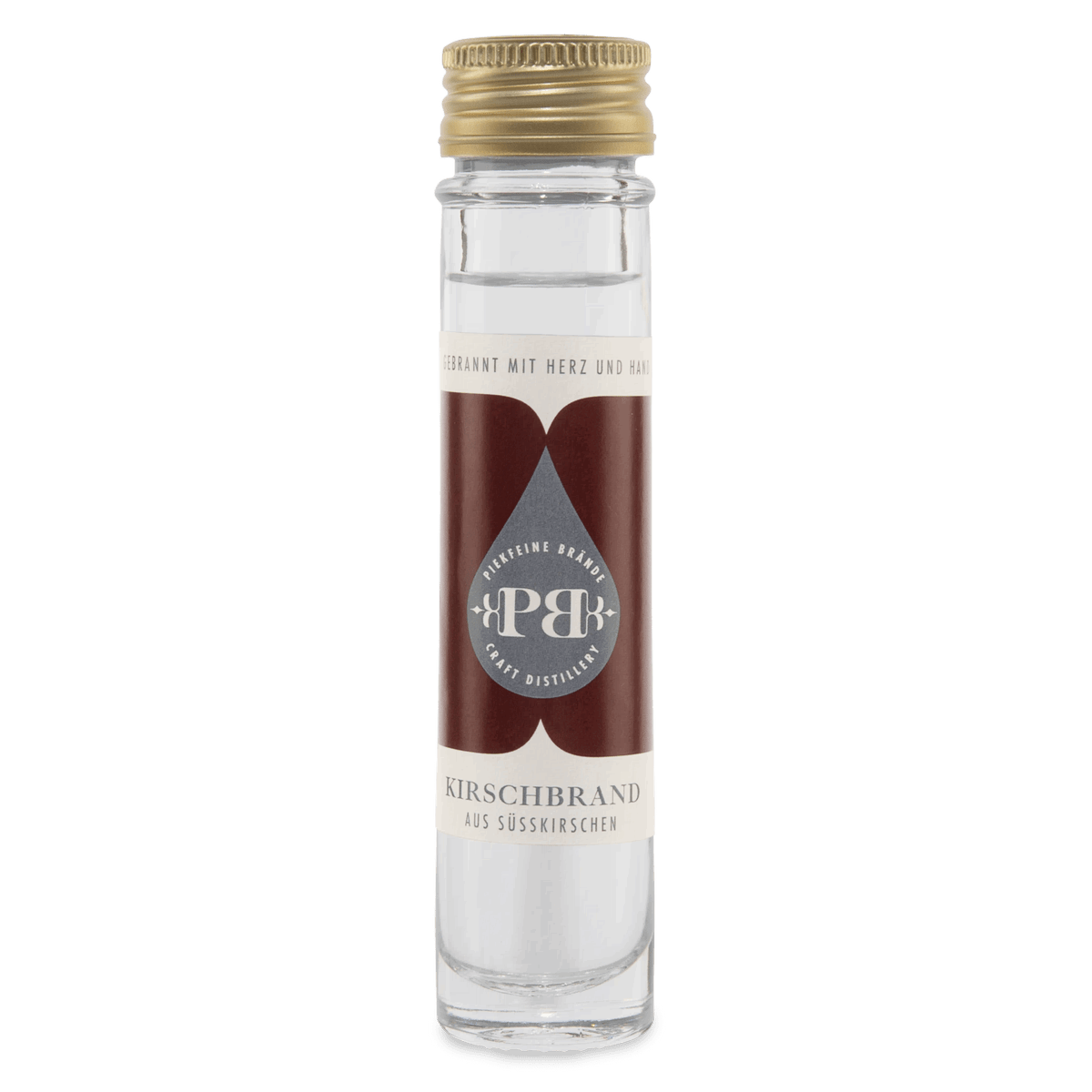 Piekfeine Brände Kirschbrand aus Whiskyfass 50ml