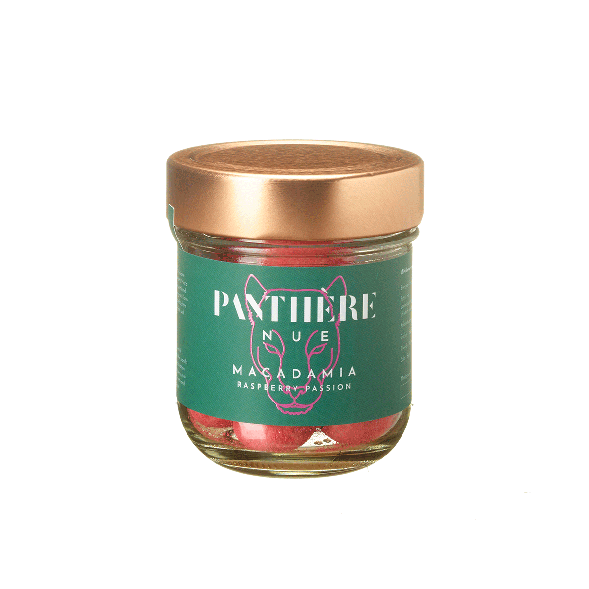 Panthère Nue Macadamia Nüsse Raspberry Passion 100g 