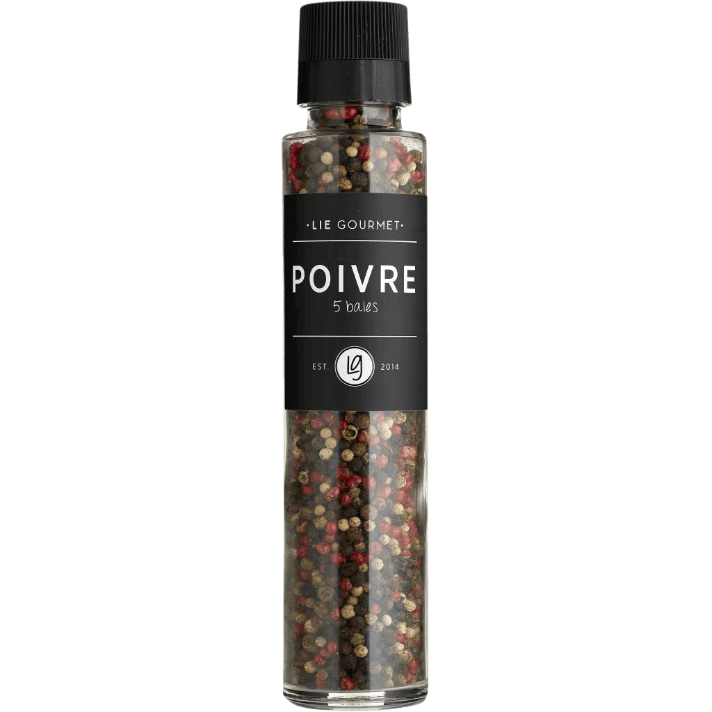 LIE GOURMET Pfeffermühle 5-Korn Pfeffermischung 120g LIE GOURMET Pfeffermühle 5-Korn Pfeffermischung 120g