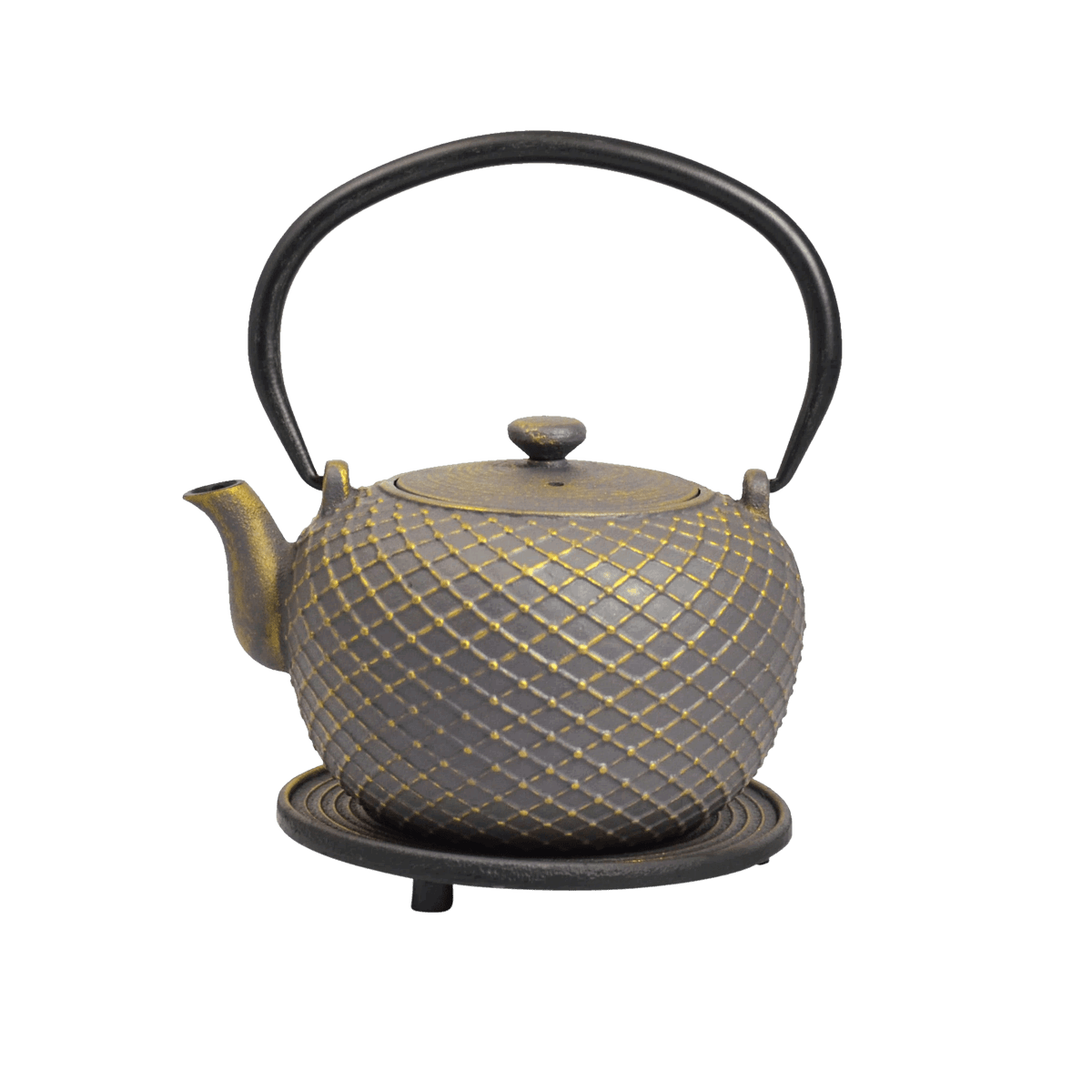 Teekanne Yoyo aus Gusseisen 0,9l graugold