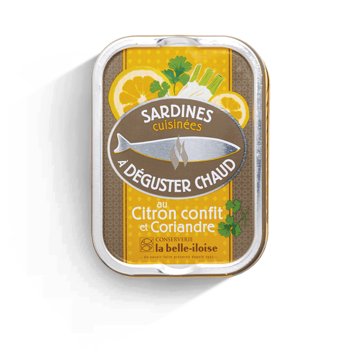 La Belle-Iloise Sardinen mit Zitronen & Koriander 115g