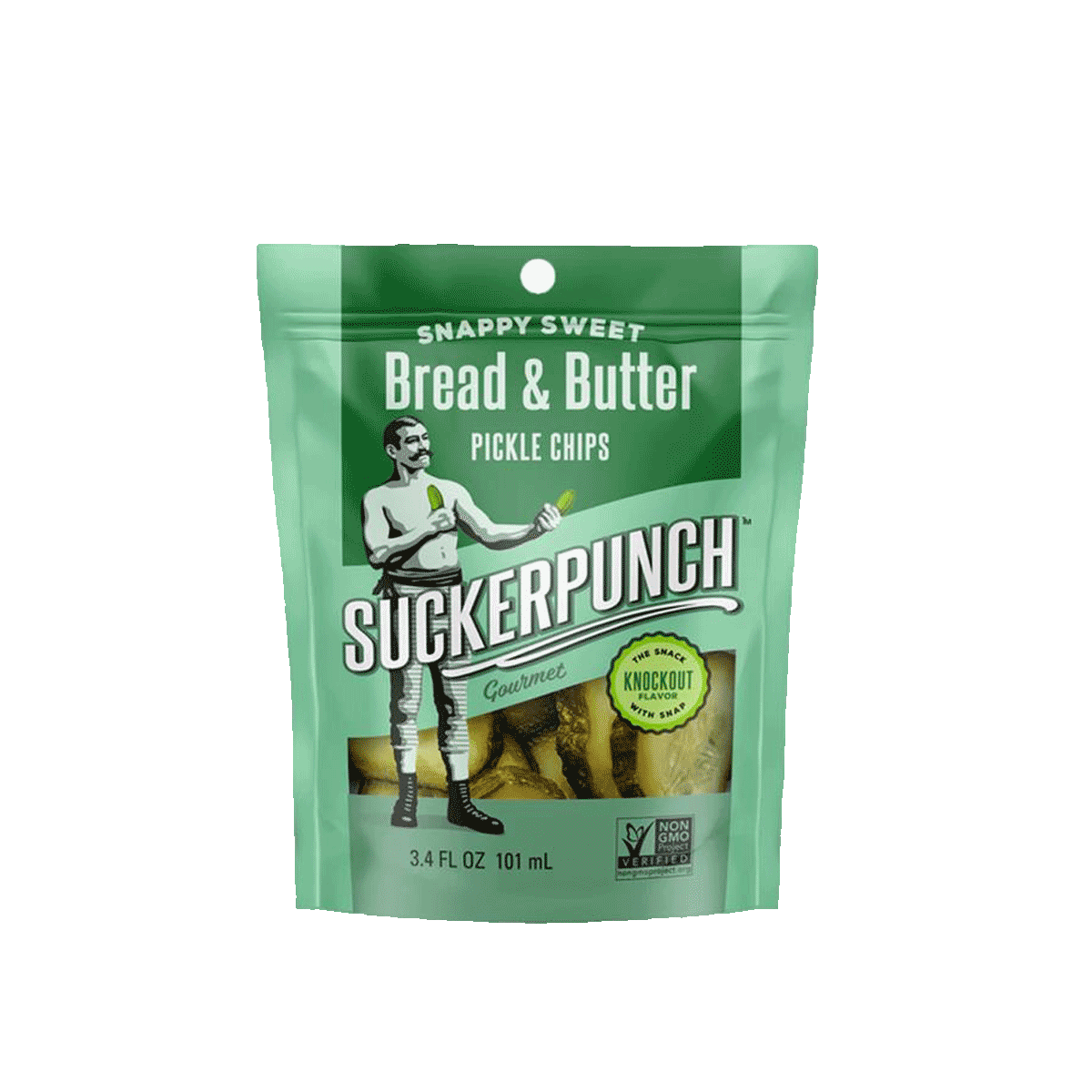 Sucker Punch Bread & Butter Pickle Chips Snack Pack 101ml Sucker Punch Bread & Butter Pickle Chips Snack Pack 101ml