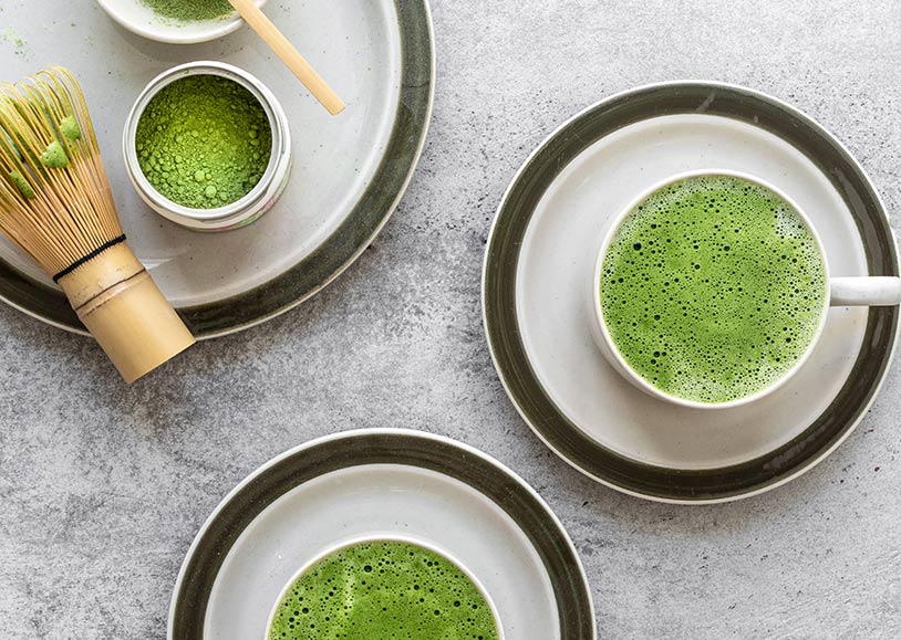 Für den Start in den Tag Matcha Kissa