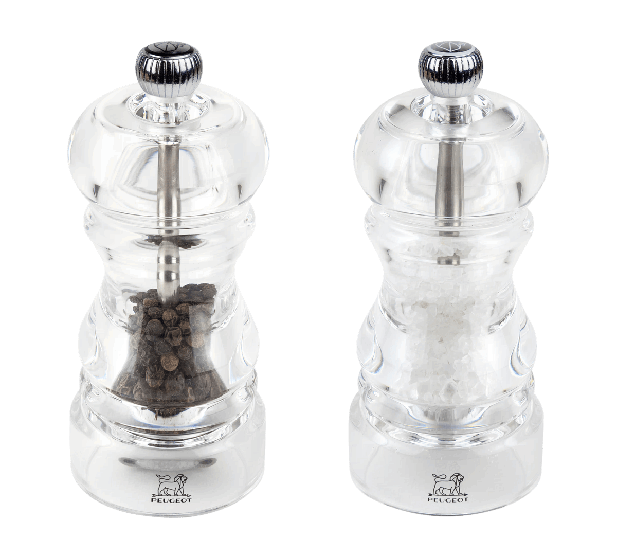 Peugeot Duo Nancy Pfeffer-und Salzmühle Acryl 12cm Peugeot Duo Nancy Pfeffer-und Salzmühle Acryl 12cm