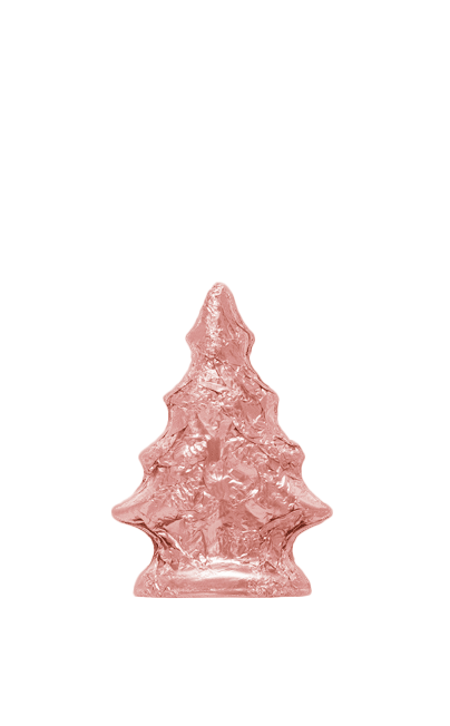 Weihnachtsbaum Vollmilchschokolade Champagner 10cm 30g