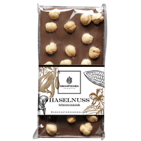 Oschätzchen Vollmilchschokolade mit Haselnuss 100g