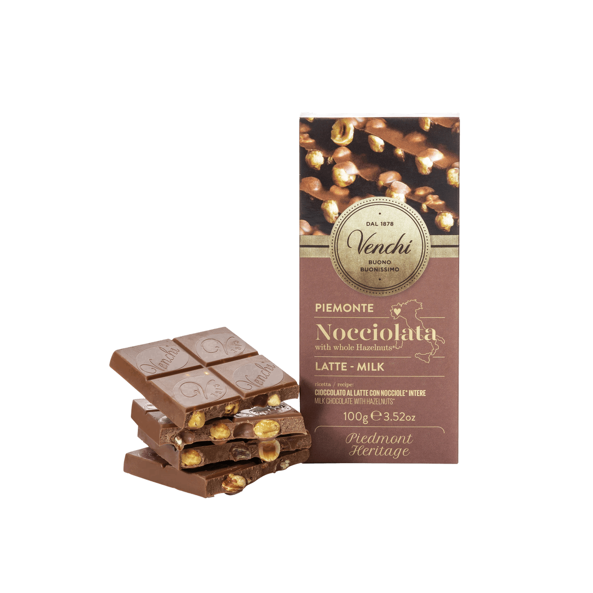 Venchi VM mit Haselnuss Tafel 95g