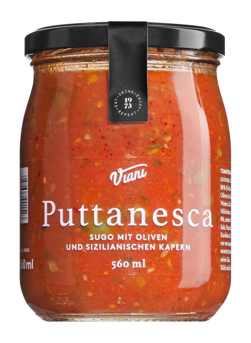 Viani Sugo alla Puttanesca 560ml Viani Sugo alla Puttanesca 560ml