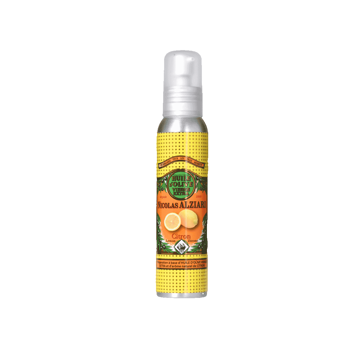Nicolas Alziari Olivenöl mit Zitrone Pumpflakon 100ml  Nicolas Alziari Olivenöl mit Zitrone Pumpflakon 100ml