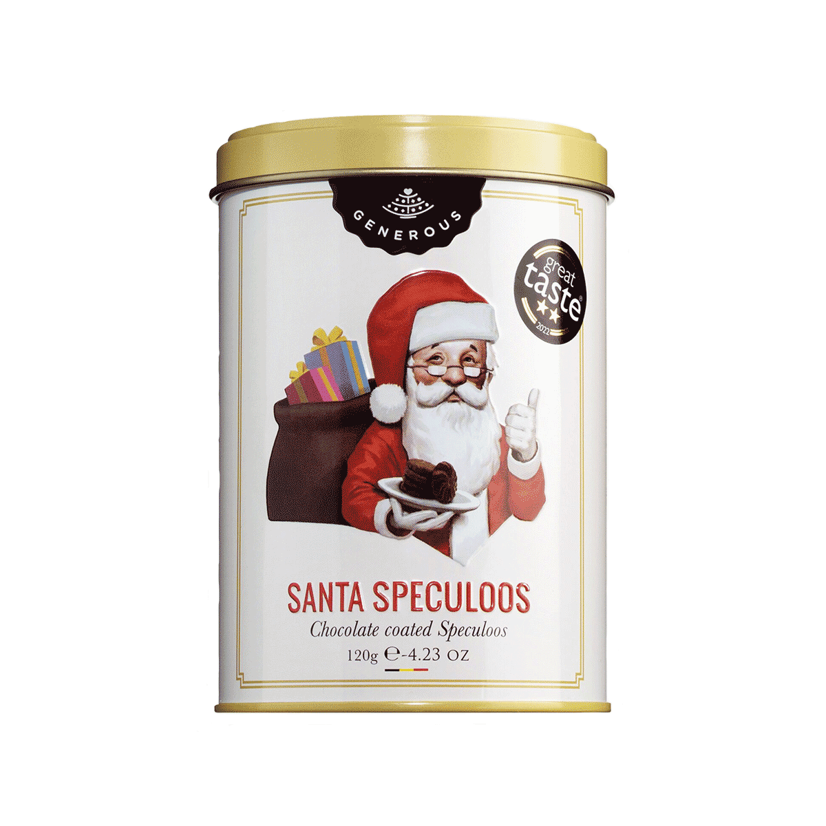 Generous Dose Santa Speculoos Spekulatius mit Schokolade 120g Generous Dose Santa Speculoos Spekulatius mit Schokolade 120g
