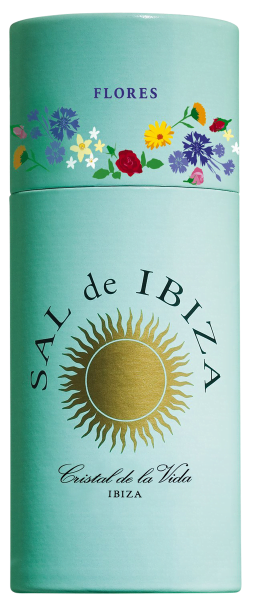 Sal de Ibiza Granito Meersalz mit Blüten Streuer 75g