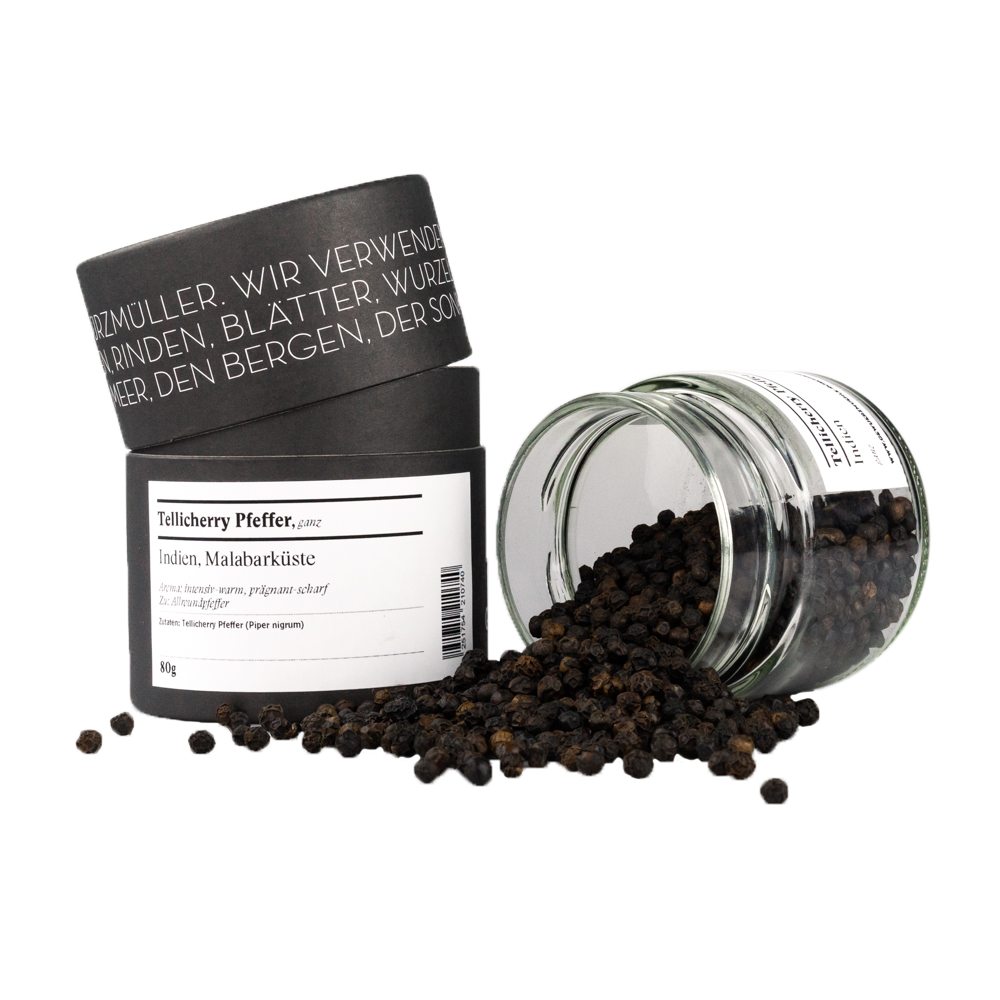 Gewürzmühle Rosenheim Tellicherry Pfeffer, Indien 80g