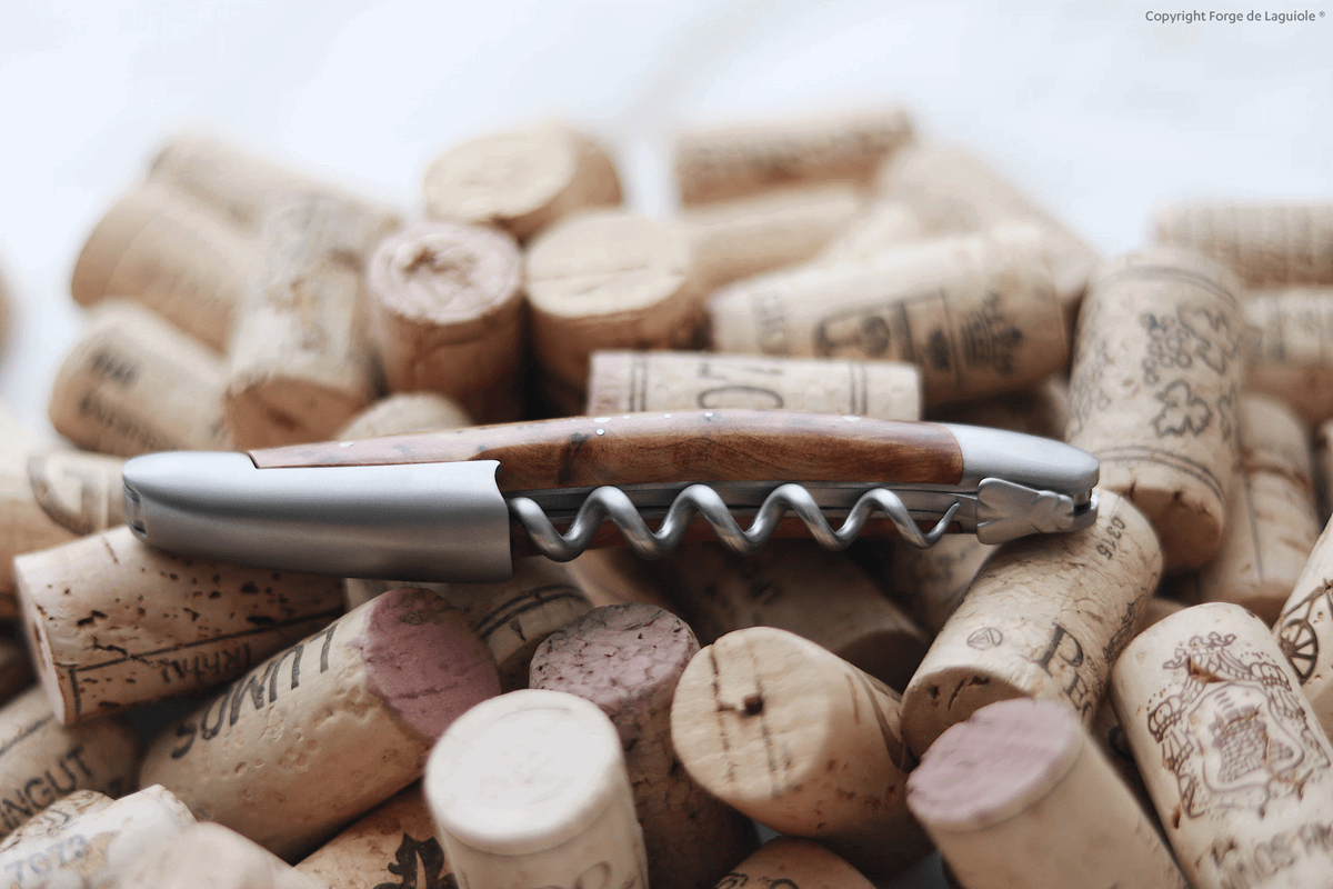 Laguiole Sommelier Kellnermesser Wachholder Inox matt Laguiole Sommelier Kellnermesser Wachholder Inox matt