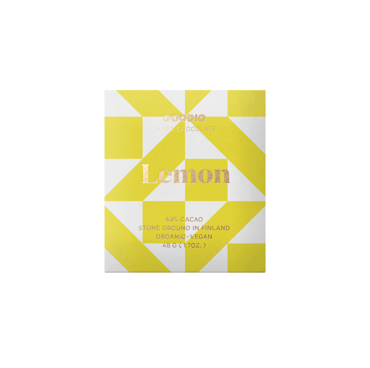 Goodio Schokoladentafel Zitrone 49% 48g