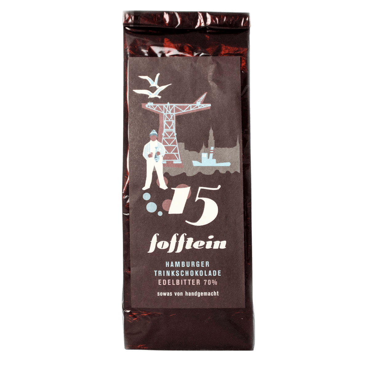 Schokovida Fofftein Trinkschokolade 70% 200g Tüte