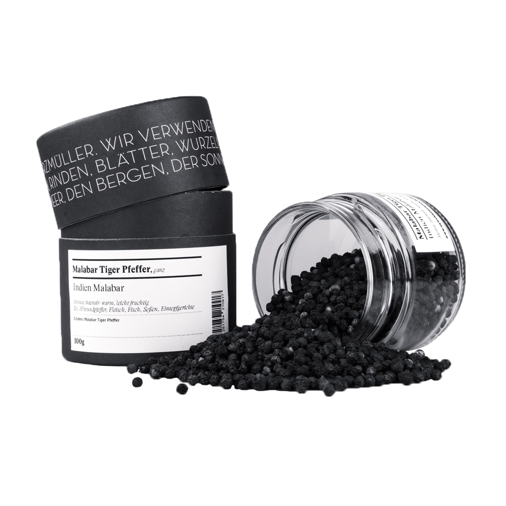 Gewürzmühle Rosenheim Malabar Tigerpfeffer, Indien 90g