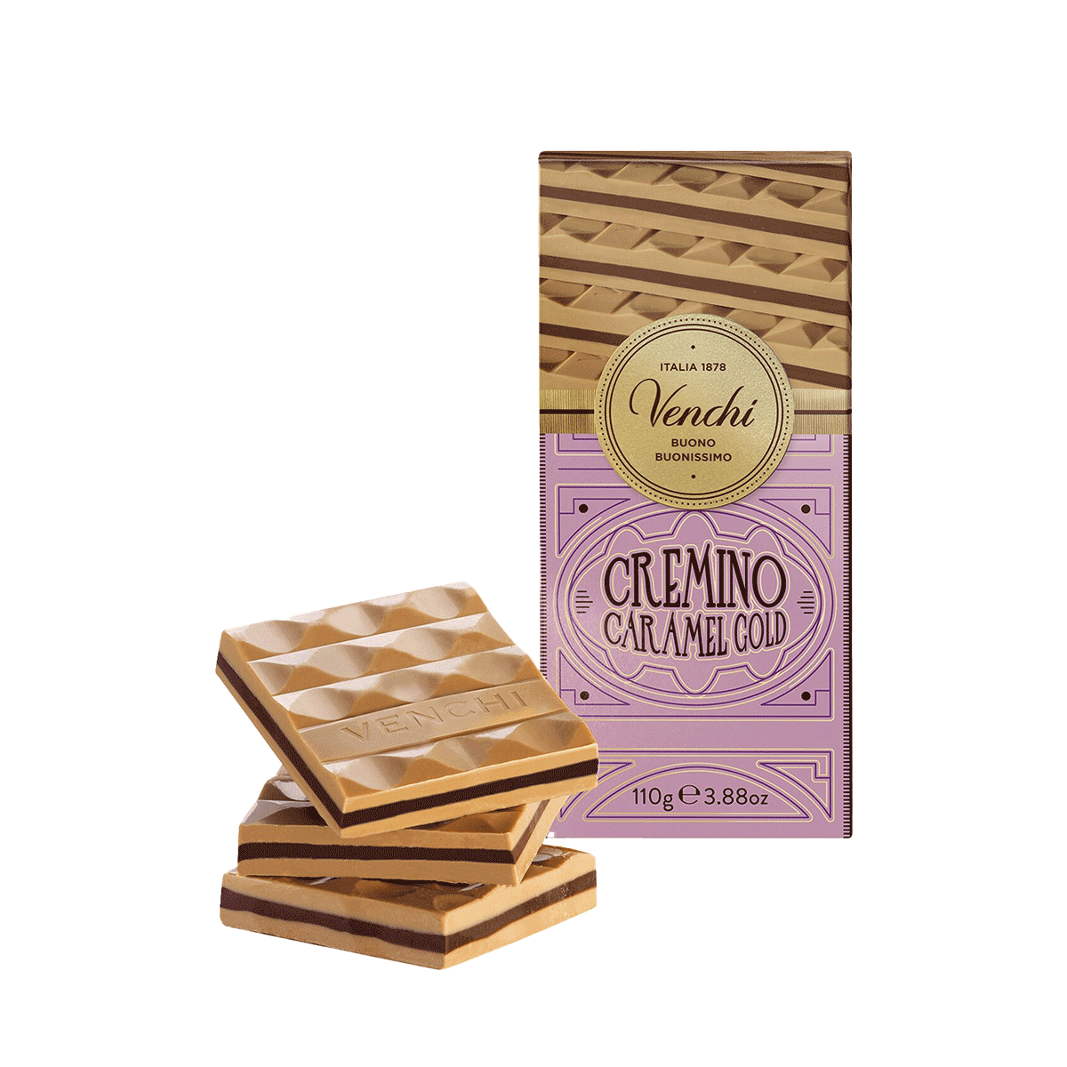 Venchi Gold Caramel Cremino Tafel 110g 