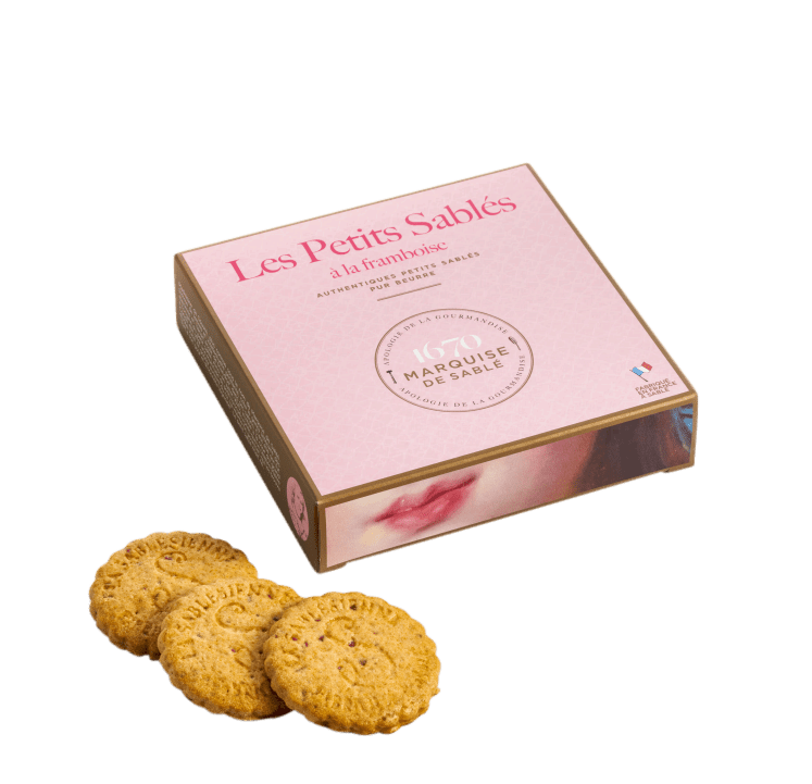 La Sablésienne Sablés Petit mit Himbeerstückchen 100g