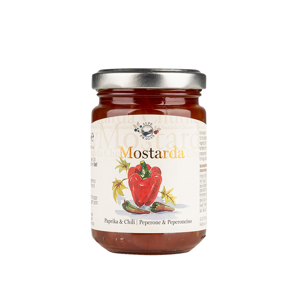 Alpe Pragas Mostarda Paprika-Chili 160g