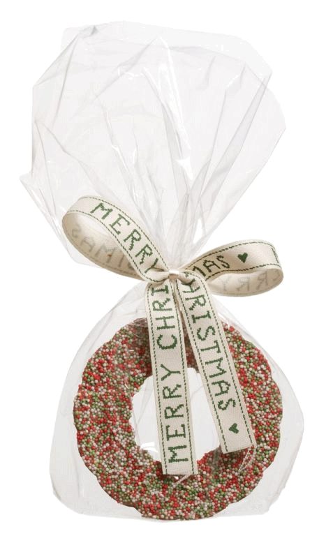 Oschätzchen Weihnachtskranz Vollmilchschokolade Bunt 80g