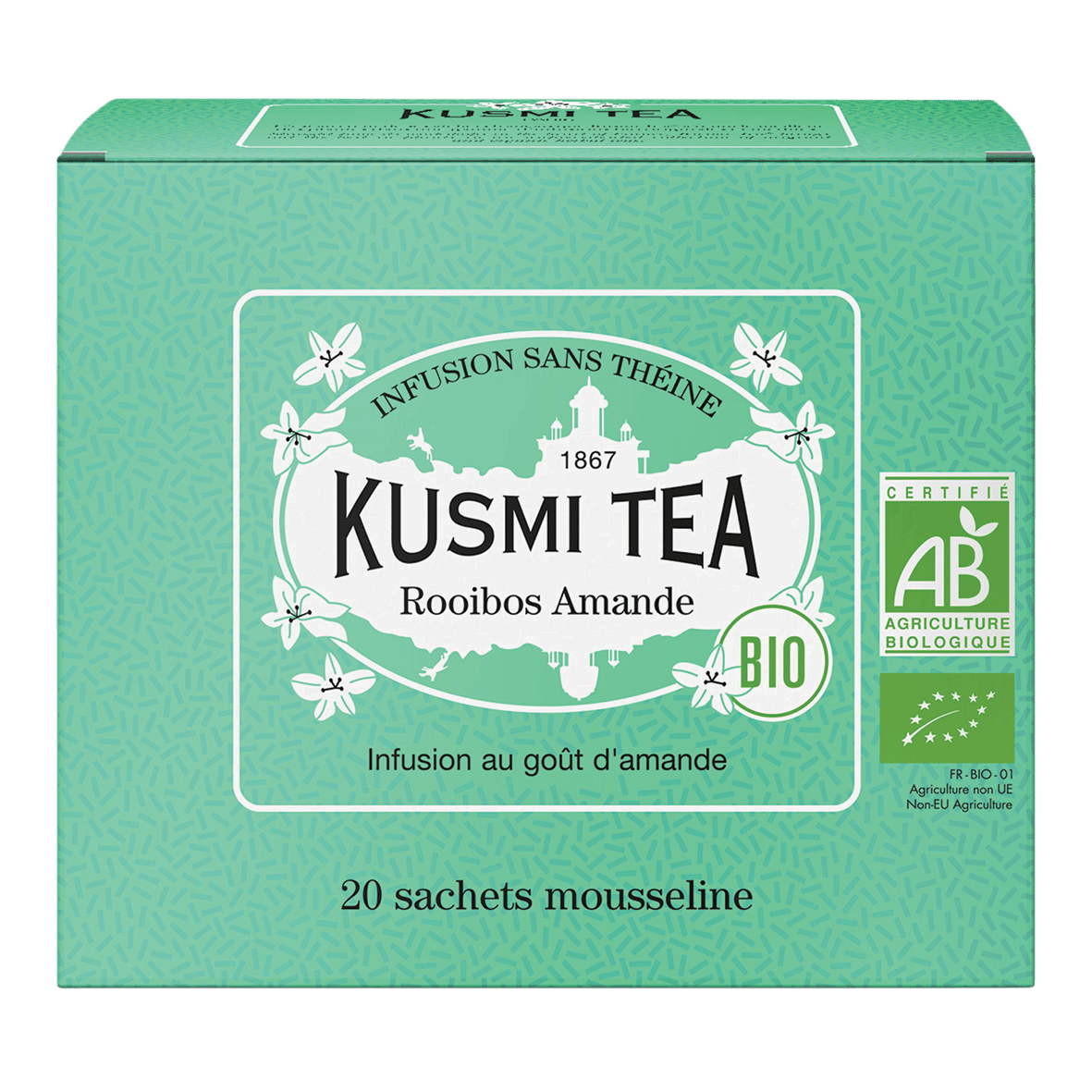 KUSMI Tea Rooibos Amande Bio Tee Beutel 20 Stück KUSMI Tea Rooibos Amande Bio Tee Beutel 20 Stück