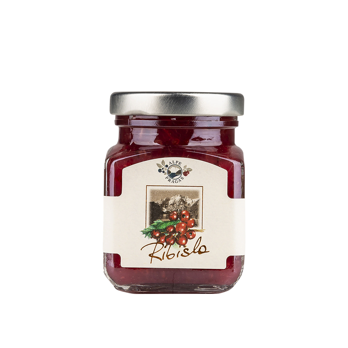 Alpe Pragas Fruchtaufstrich Rote Johannisbeere 110g