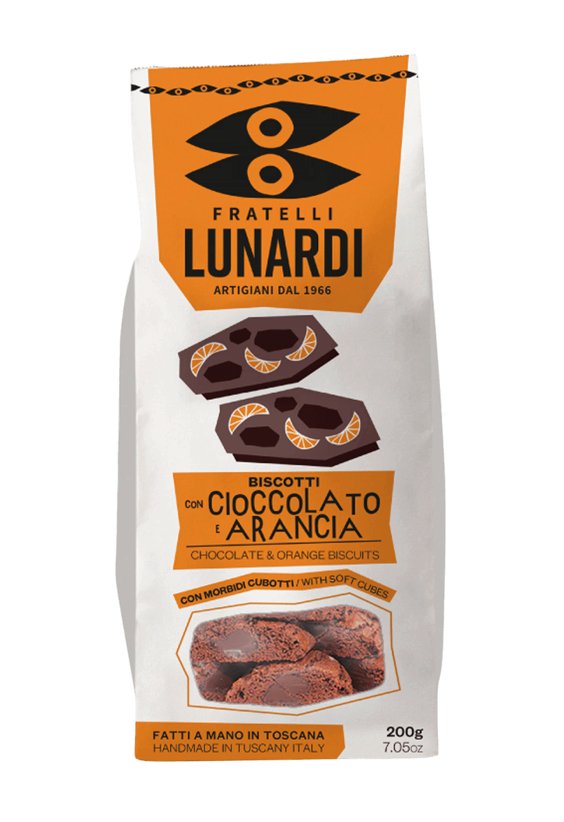 Lunardi Cantuccini Schokolade & Orange 200g