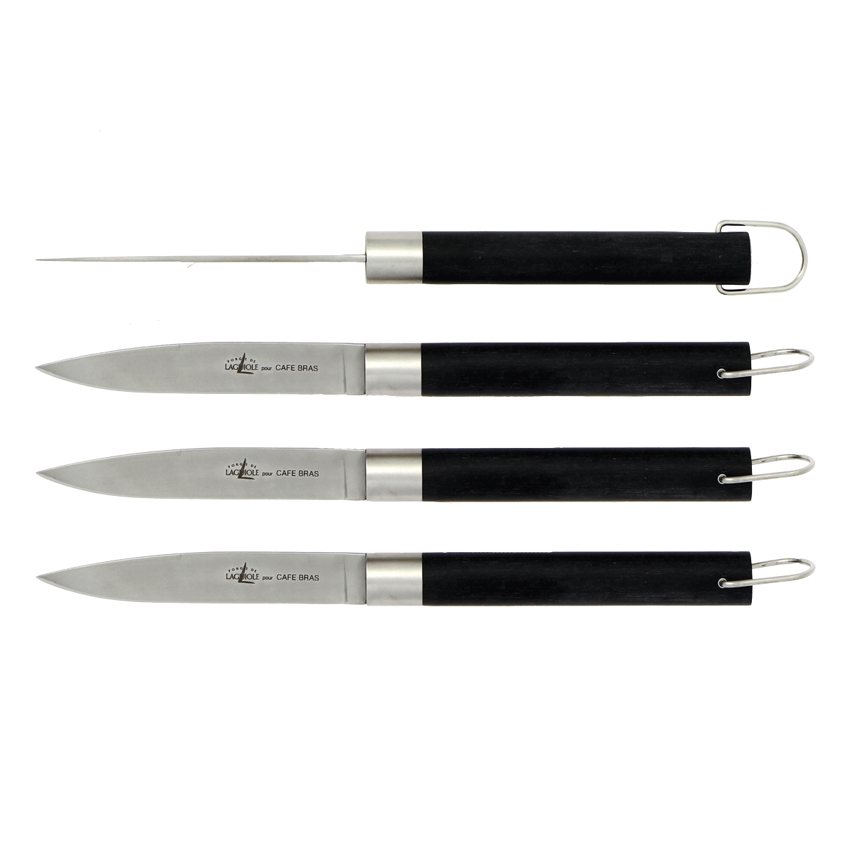 LAGUIOLE Tafelmesser Verbundfaser Soulages 4er Set FRD