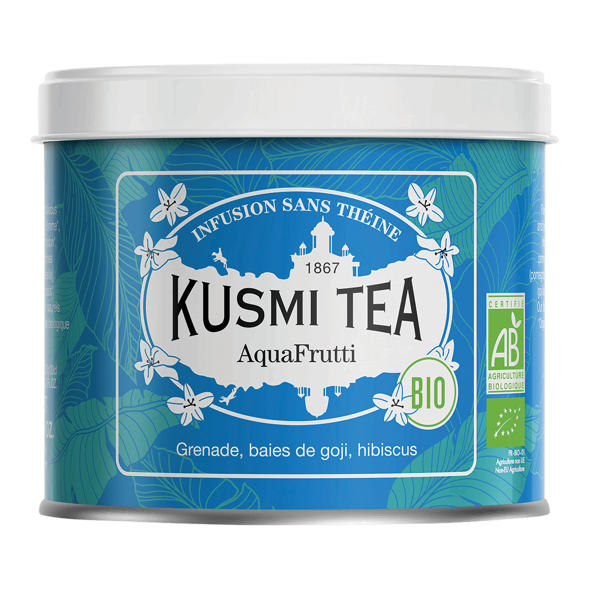 KUSMI Tea Aqua Frutti Bio Tee Dose 100g KUSMI Tea Aqua Frutti Bio Tee Dose 100g