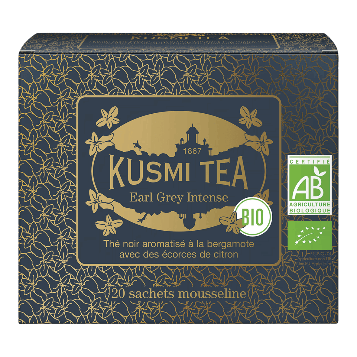 KUSMI Tea Earl Grey Intense Bio Tee Beutel 20 Stück