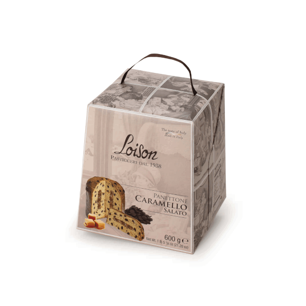 Loison Panettone Astucci Caramello Salato mit Salzkaramell 600g