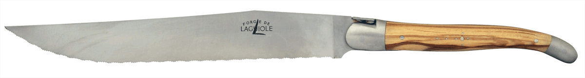 Laguiole Tafelmesser Horn marmoriert Inox 2er Set