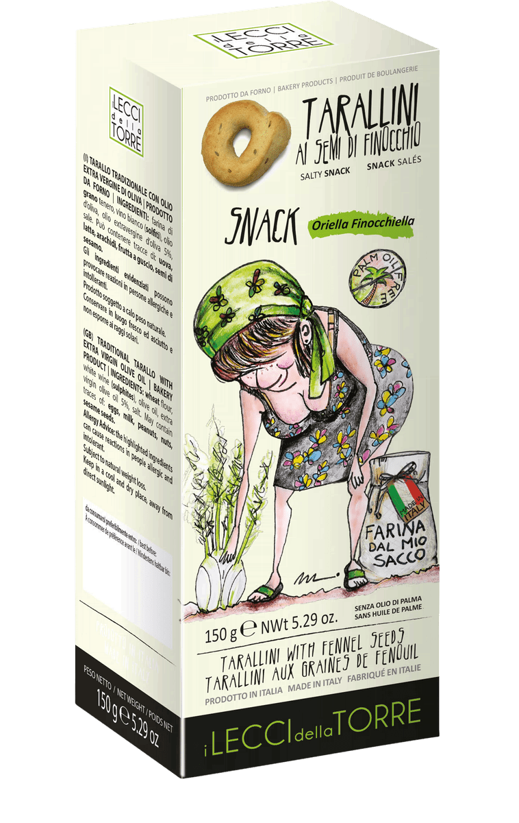 iLecci della Torre Mini Tarallini mit Fenchelsamen 150g