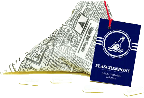 Lakritz Flaschenpost süße Lakritzstäbchen 100g