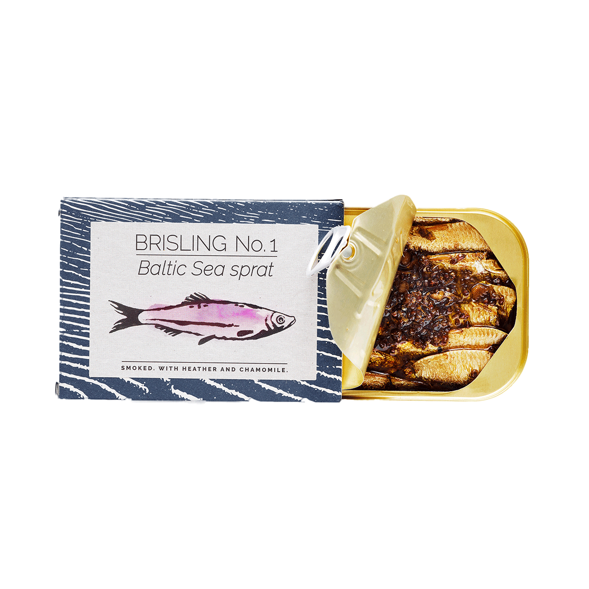 Fangst Brisling No.1 Sprotten mit Heidekraut und Kamille 100g