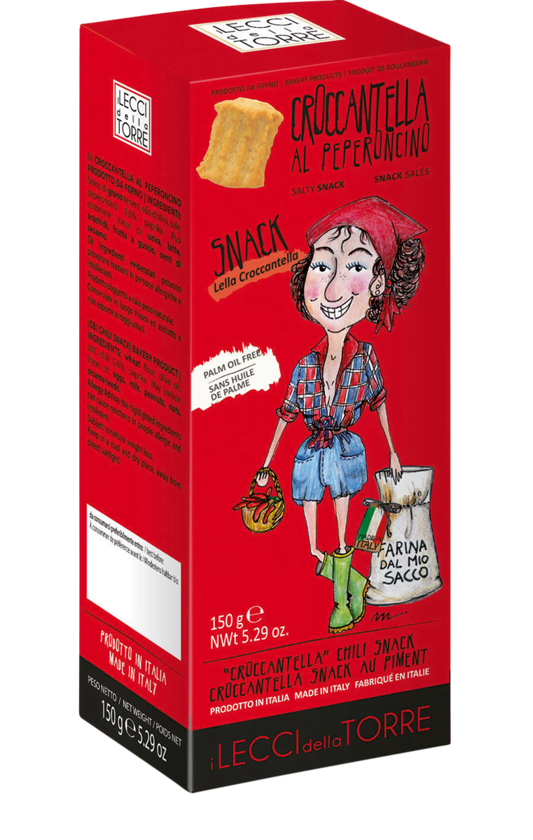 iLecci della Torre Salzgebäck mit Chilli 150g