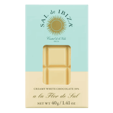 Sal de Ibiza Weiße Schokolade mit Fleur de Sel 40g