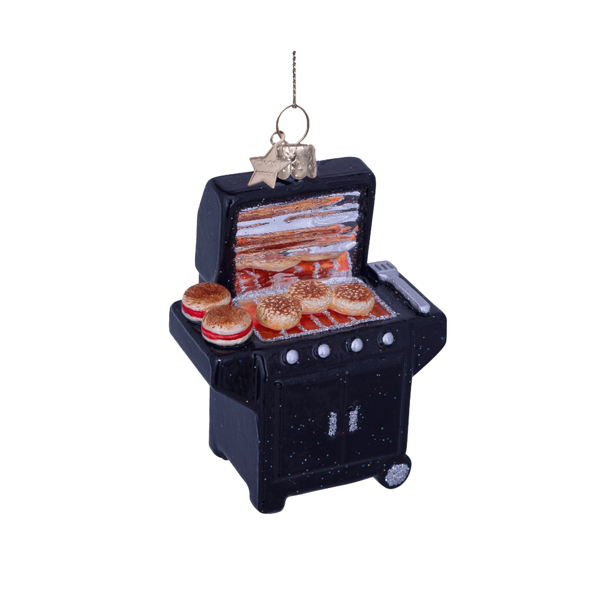 Vondels BBQ Grill Baumschmuck Glas 